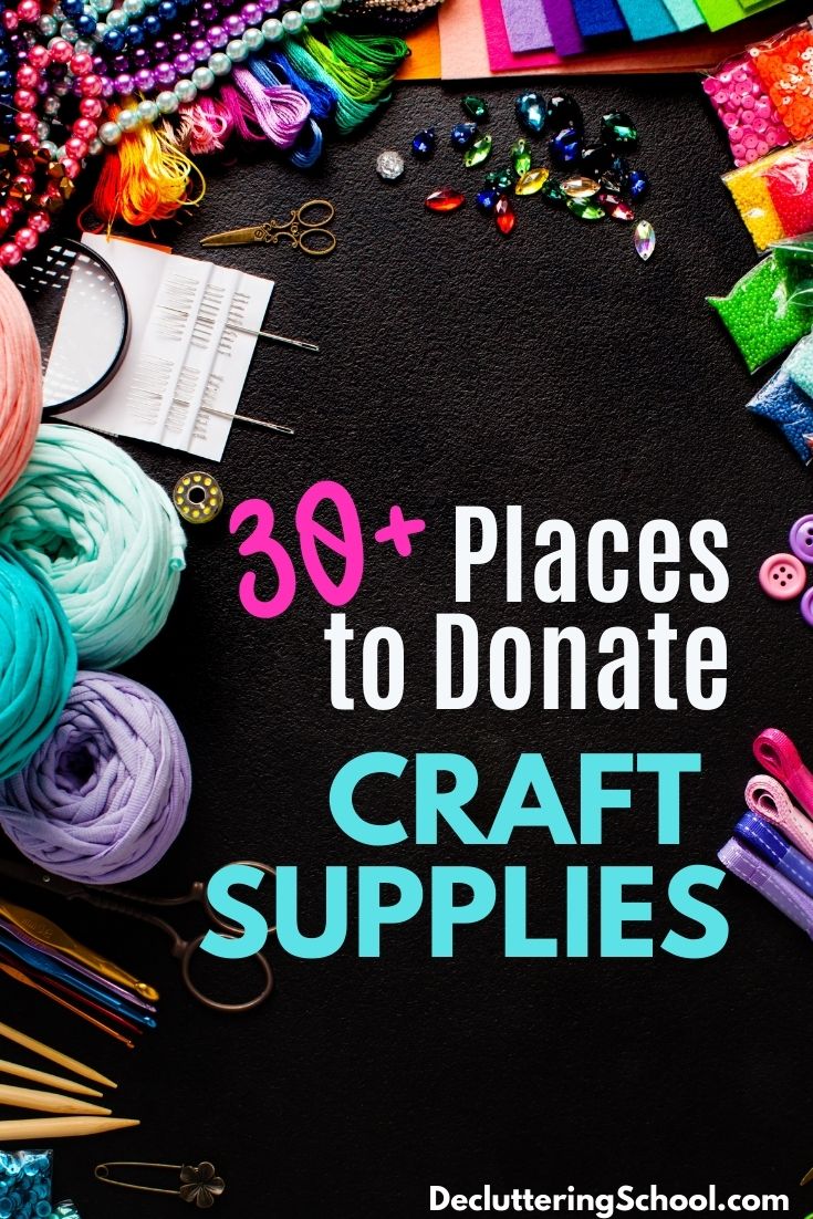 Quality and Comfort How to Sell, Swap, or Donate Extra Craft Supplies,  crafting supplies