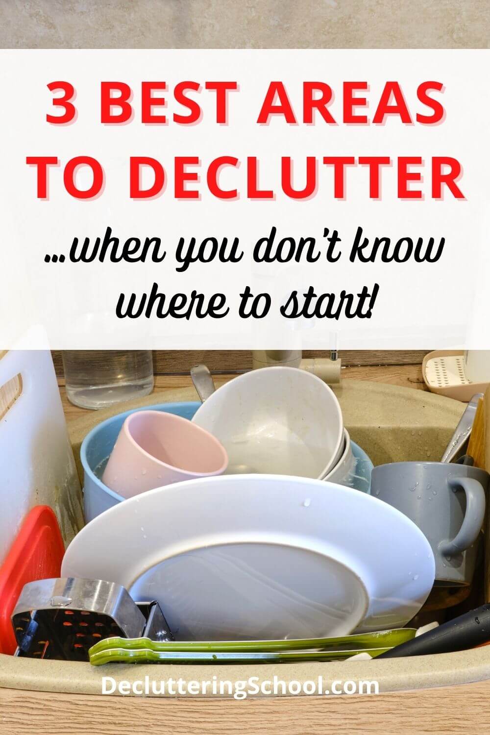 3 best areas to declutter when you don't know where to start